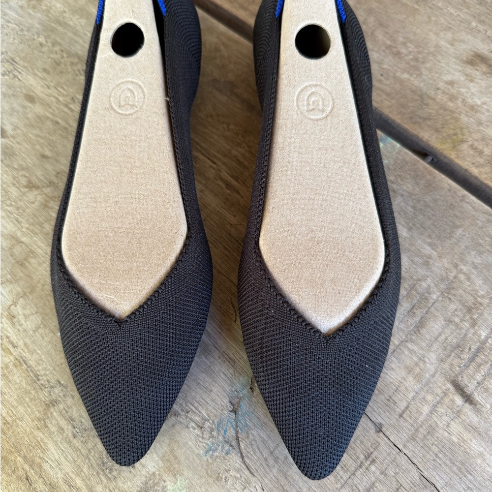 Rothy's The Point (OG) Black Women's Flats 7.5